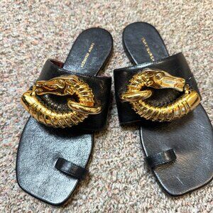 NWOT Tory Burch Jessa Toe Ring Sandals